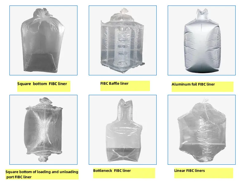 Understanding The Different Types Of FIBC Liners BulkBag